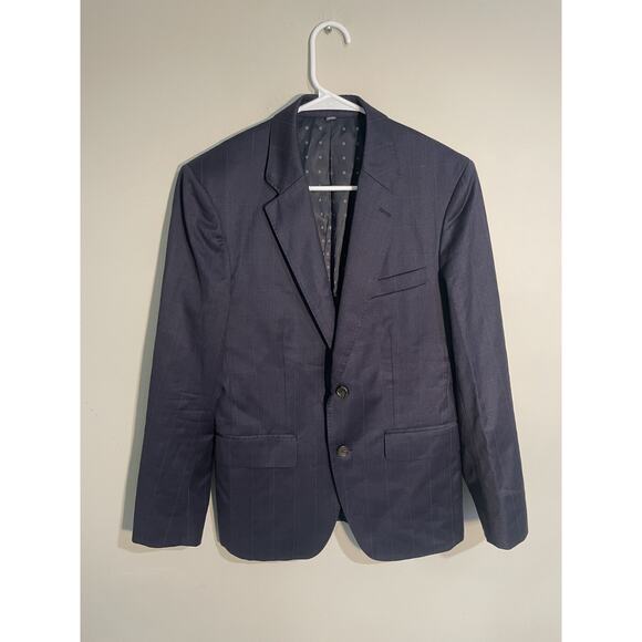 Bonobos Jetsetter Jacket Blazer Mens 36S Stretch Slim Fit Wool Navy Preppy - Picture 1 of 10